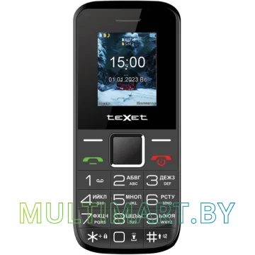Мобильный телефон TeXet TM-206 (черный)